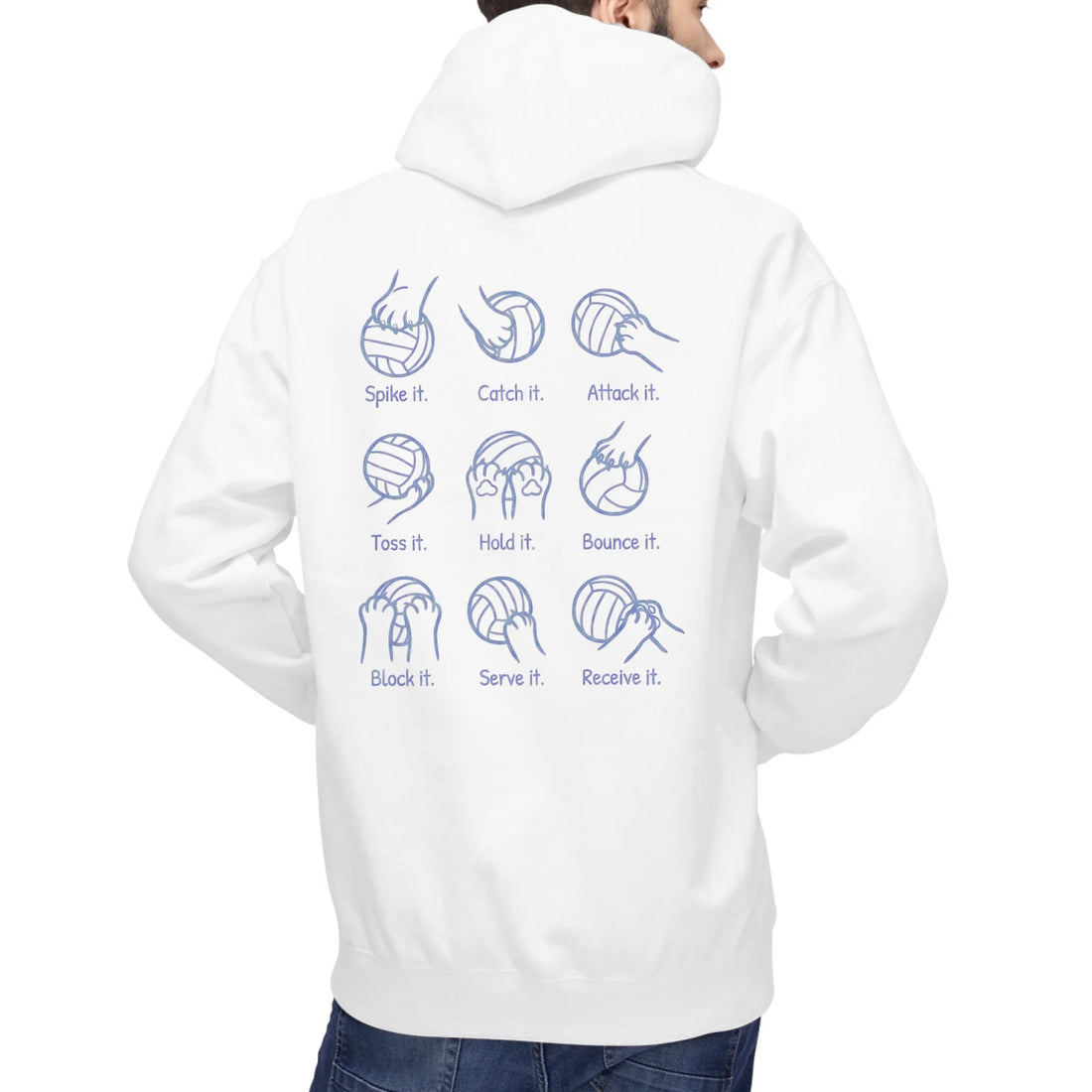 Person 2 Back, White