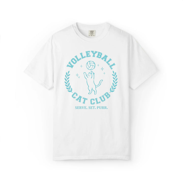 Volleyball Cat Club "Serve Set Purr" T-Shirt