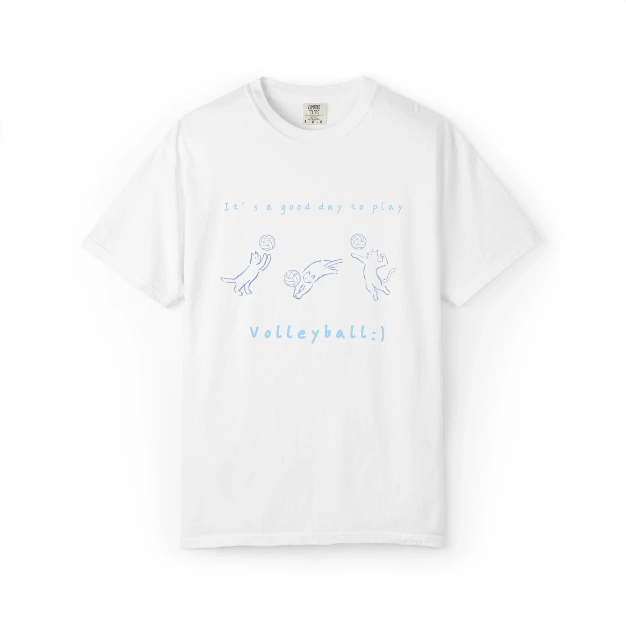 Vintage Minimalist Volleyball Cats T-Shirt