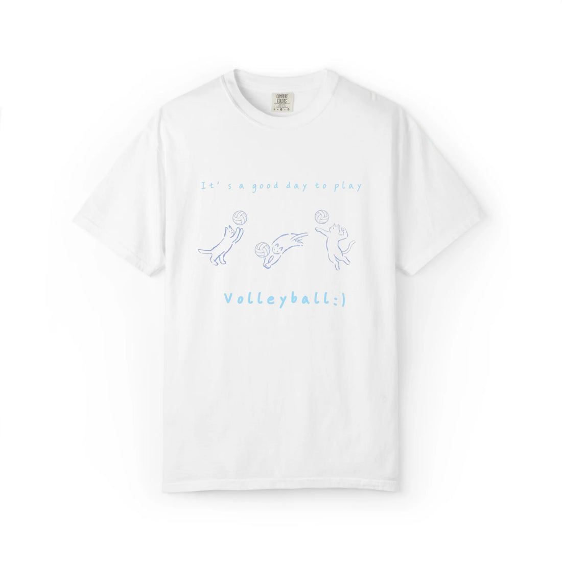 Vintage Minimalist Volleyball Cats T-Shirt
