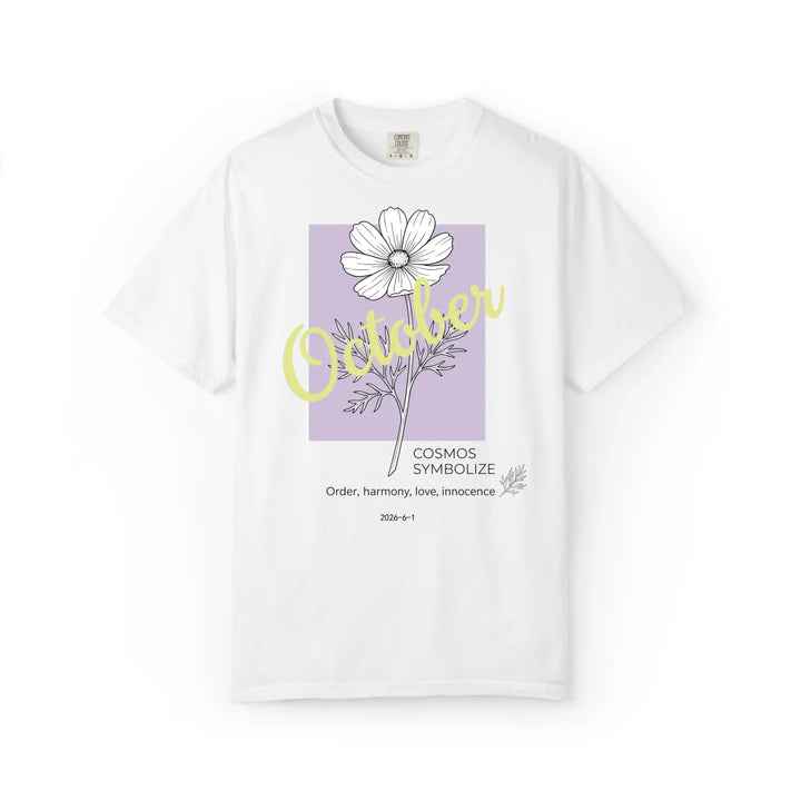 October Birth Flower: Cosmos Graphic Tee
