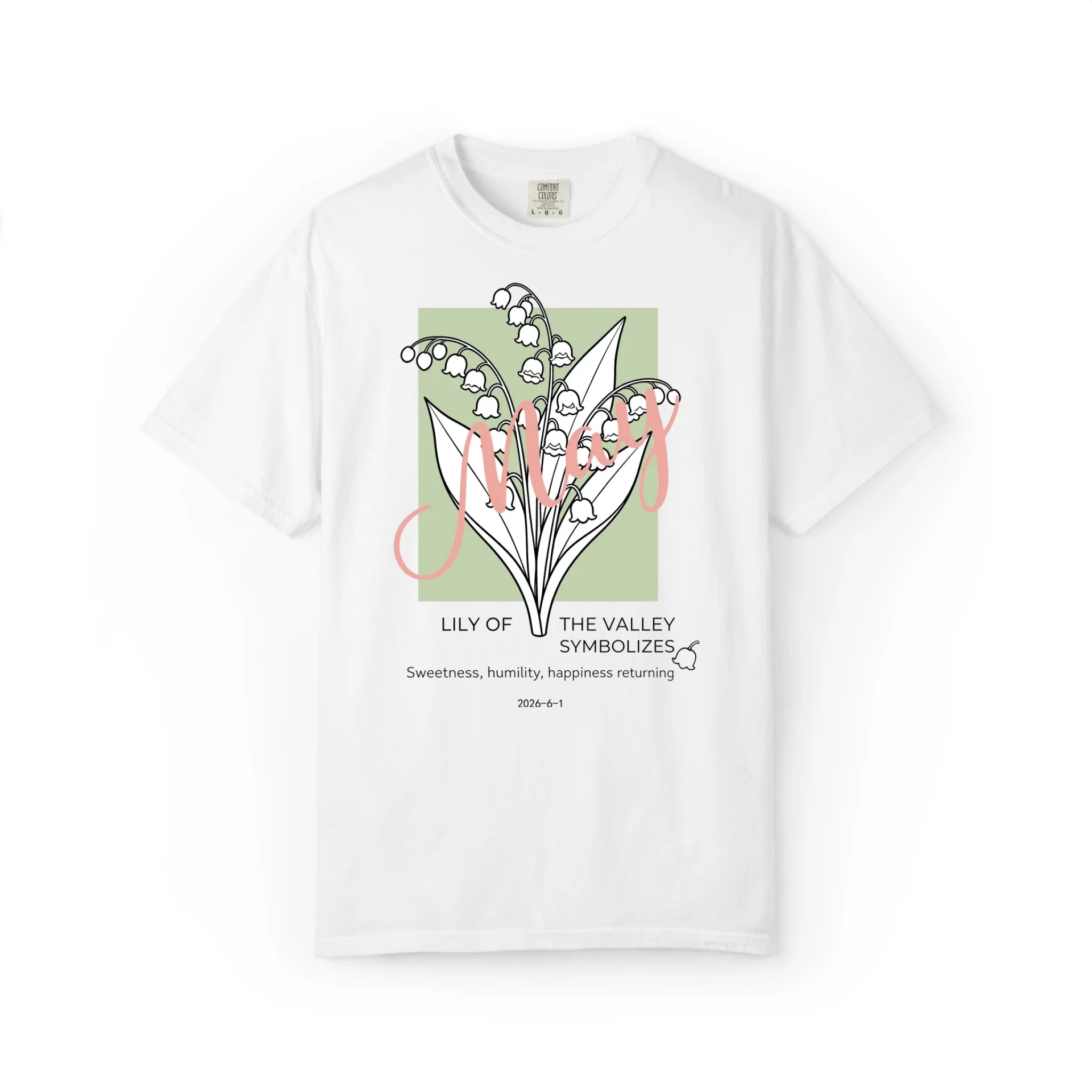 May Birth Flower: Lily of the Valley Graphic Tee