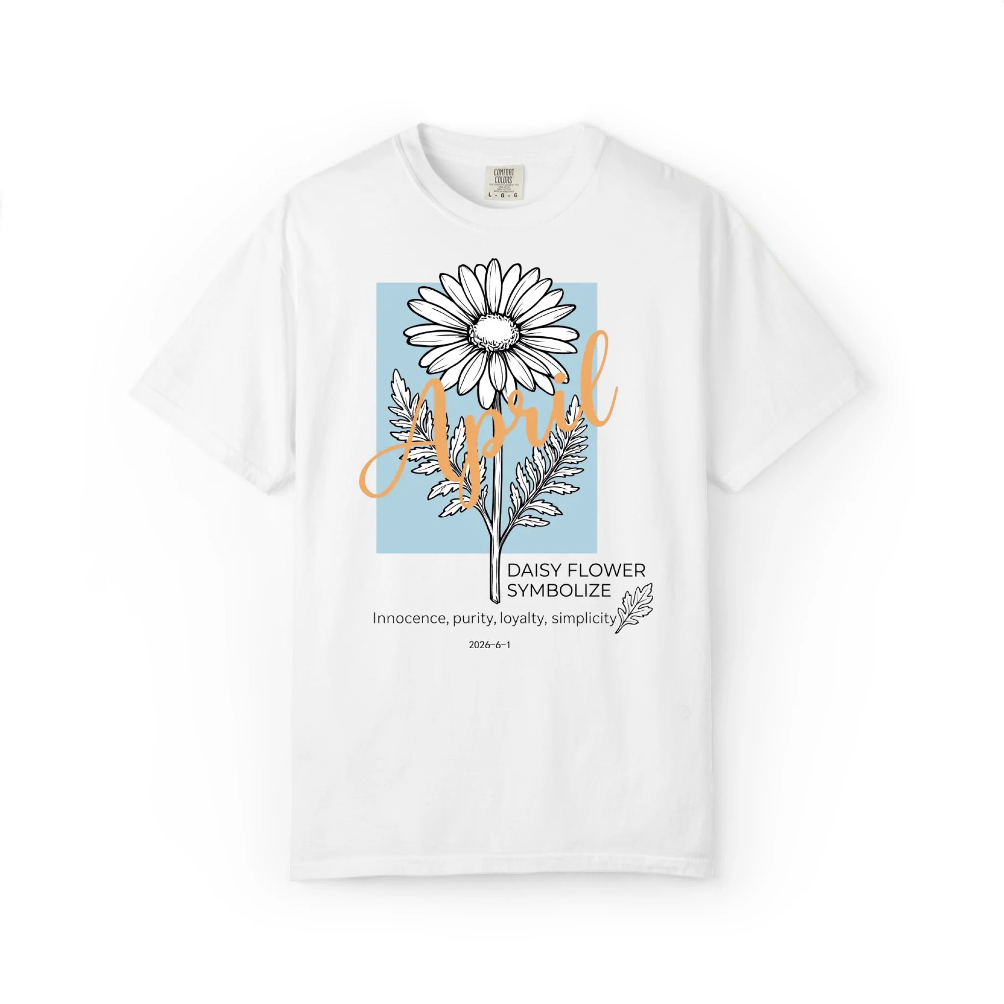 April Birth Flower: Daisy Graphic Tee