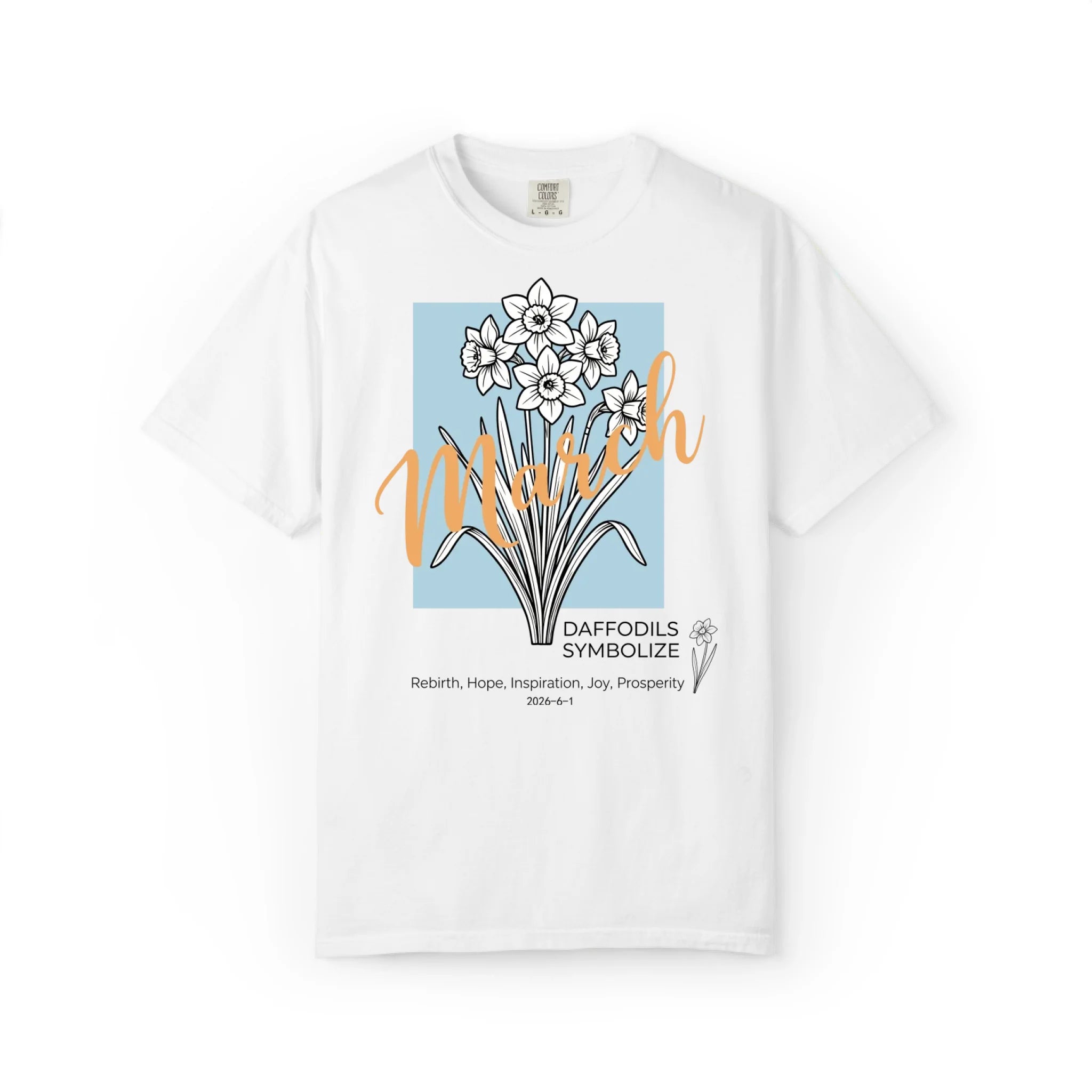 March Birth Flower: Daffodil Graphic Tee