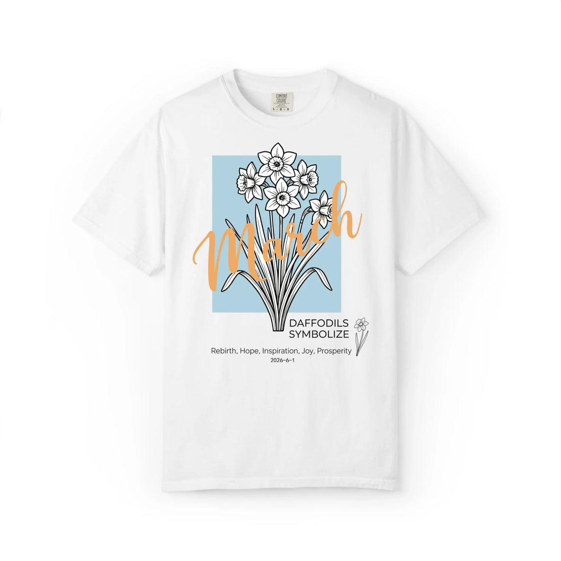 March Birth Flower: Daffodil Graphic Tee