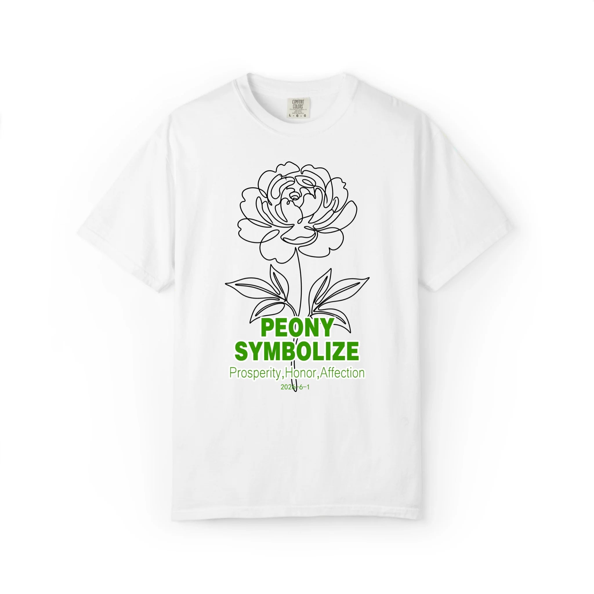 Twelve Blossoms: Peony Graphic Tee