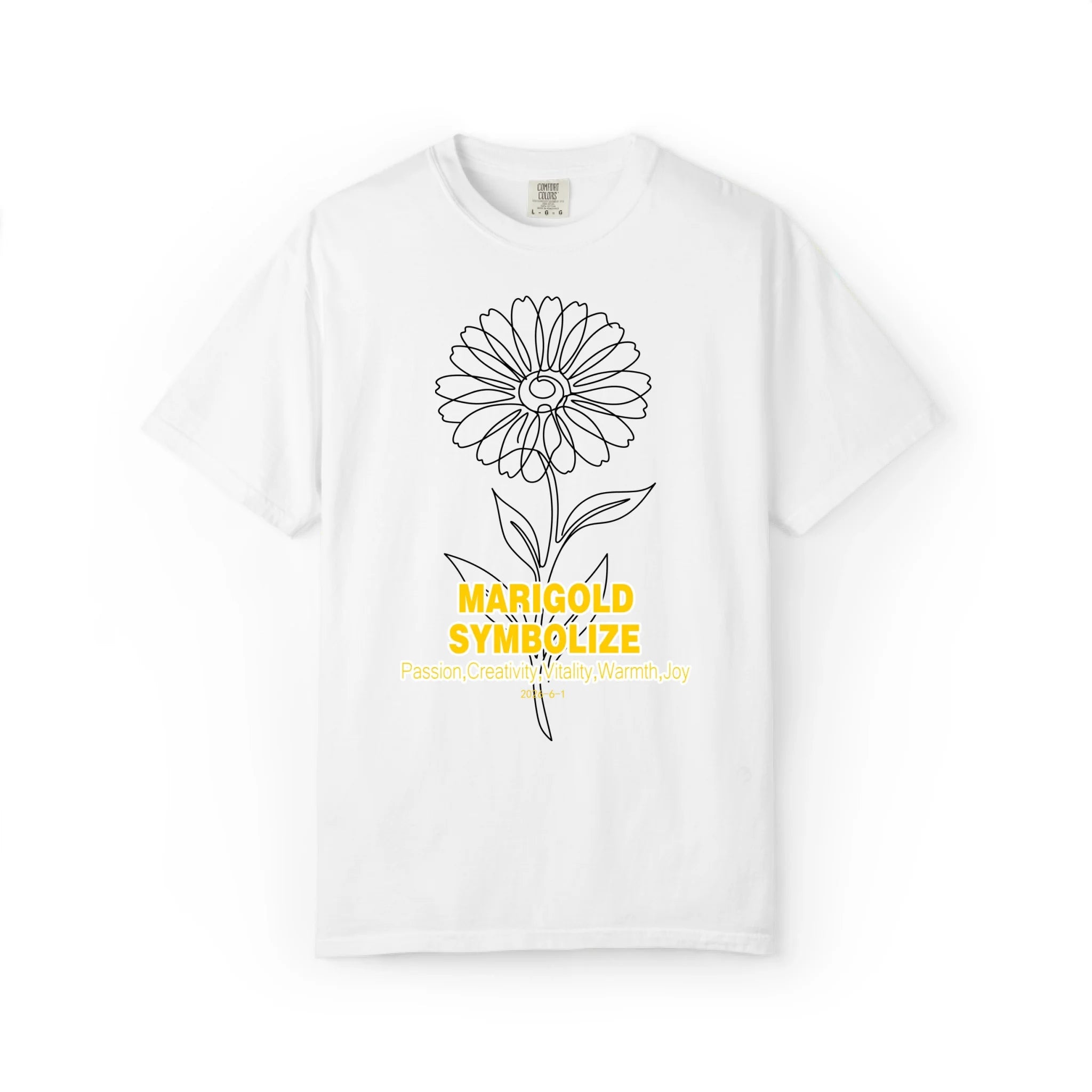Twelve Blossoms: Marigold Graphic Tee