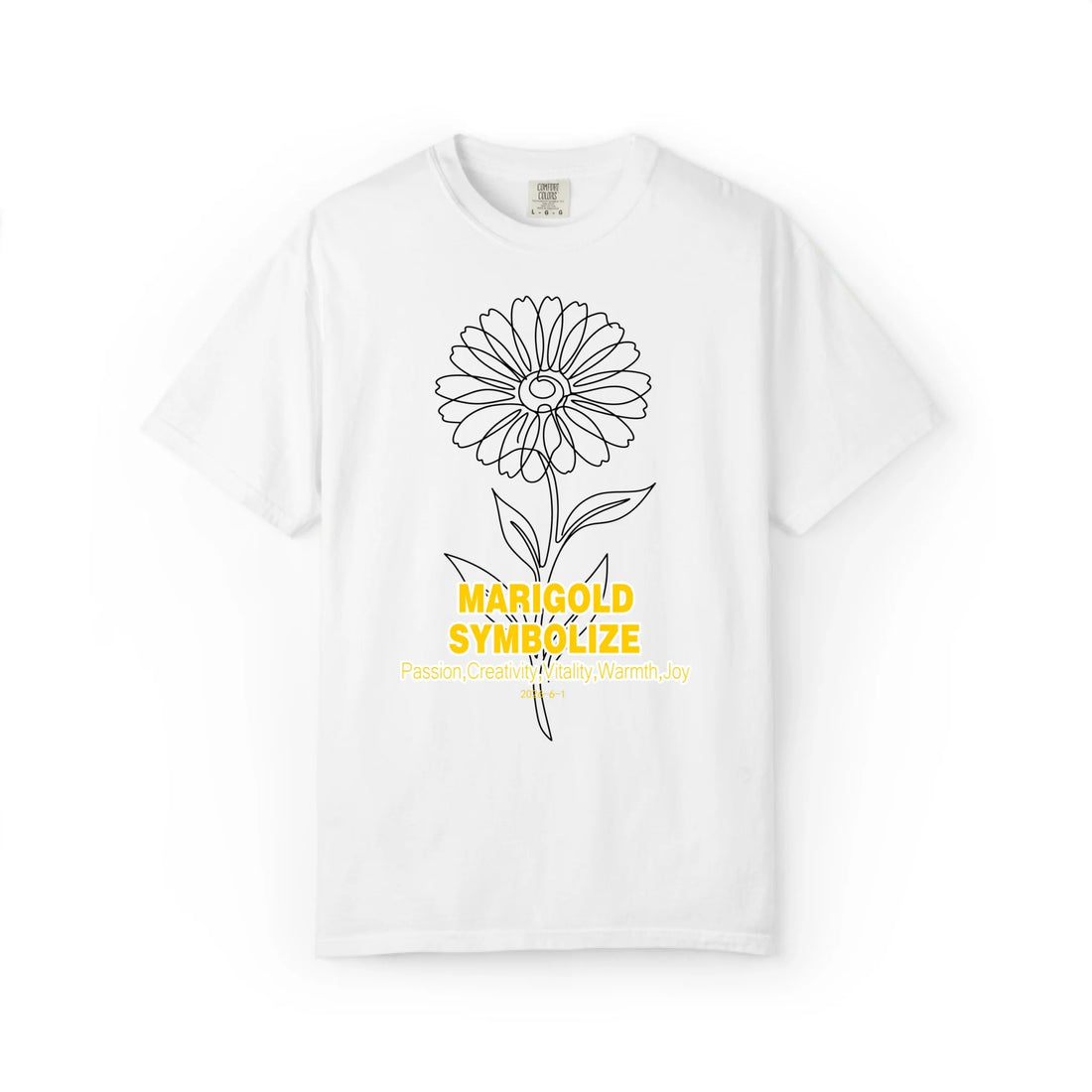 Twelve Blossoms: Marigold Graphic Tee