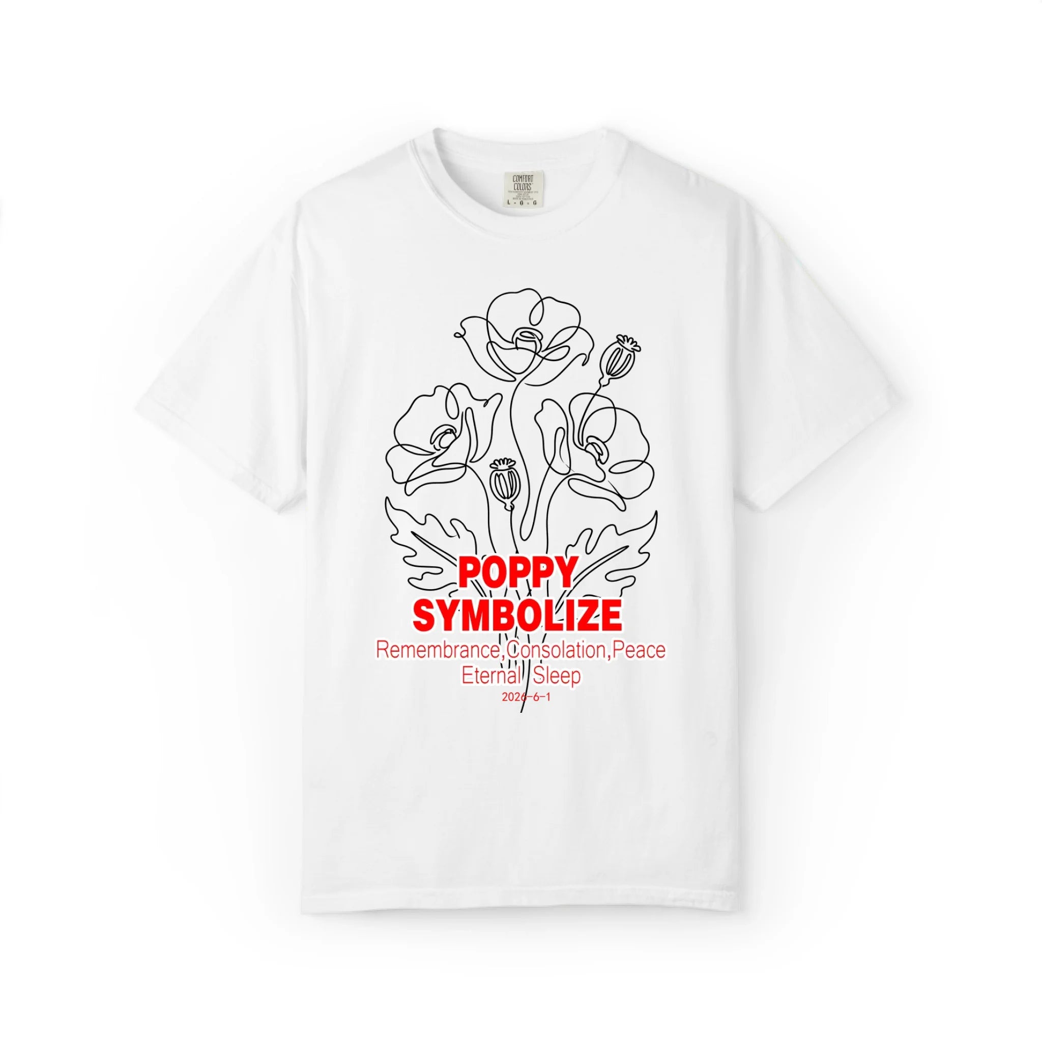 Twelve Blossoms: Poppy Graphic Tee