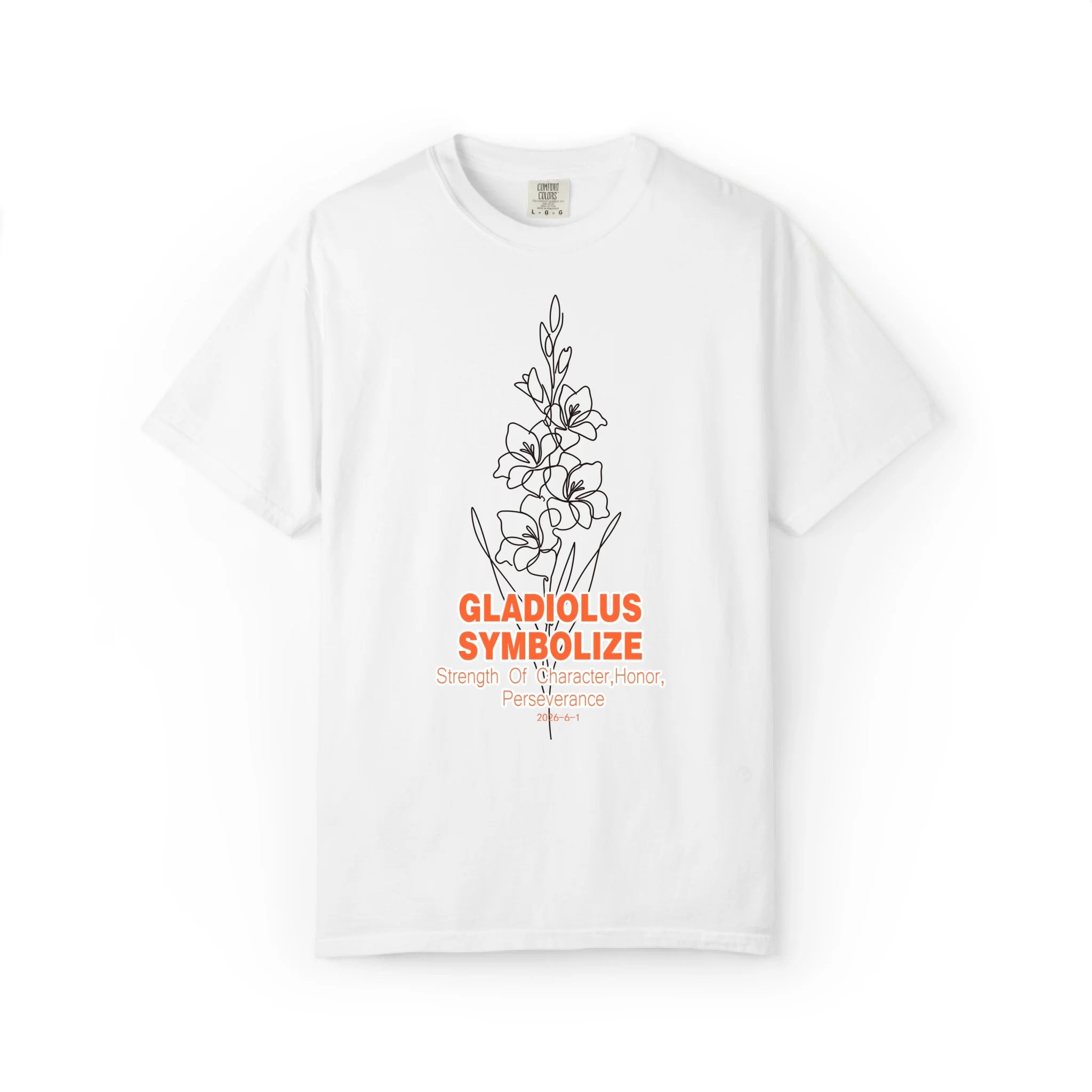 Twelve Blossoms: Gladiolus Graphic Tee