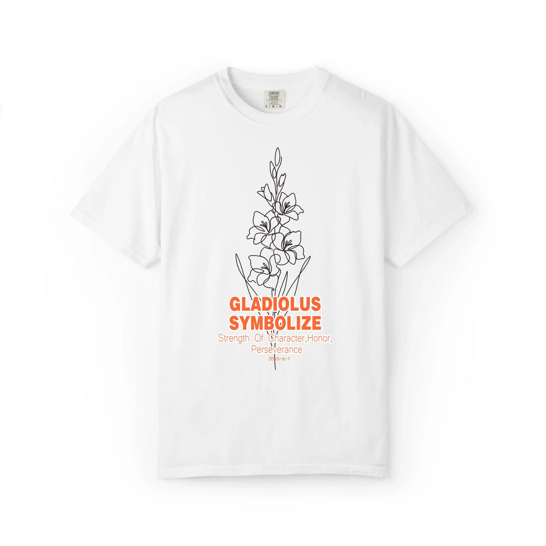 Twelve Blossoms: Gladiolus Graphic Tee