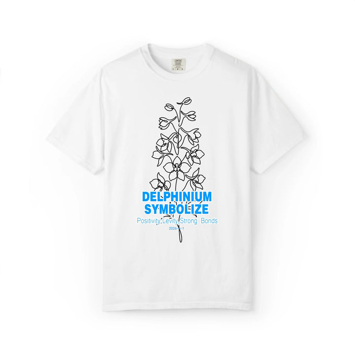 Twelve Blossoms: Delphinium Graphic Tee