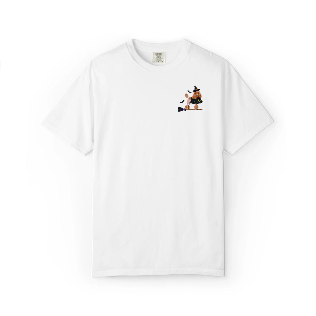 Custom Halloween Witch Hat Pet T-Shirt
