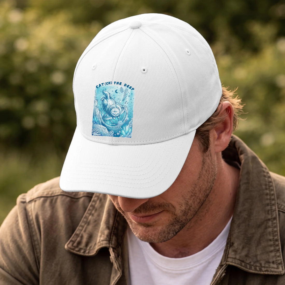 Front, Hat White-D