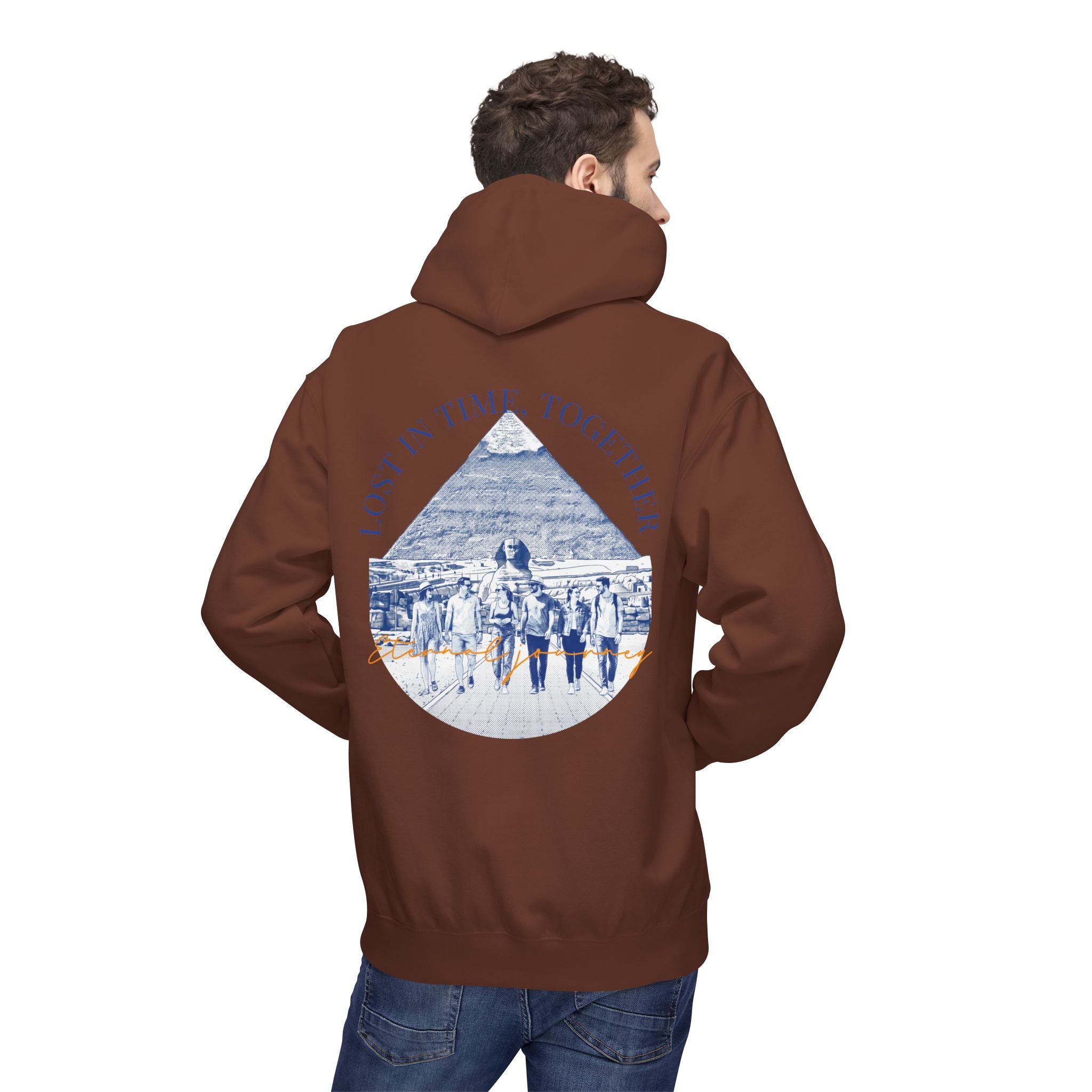 Egypt Landmark Hoodie | Vintage Pyramid Travel Sweatshirt