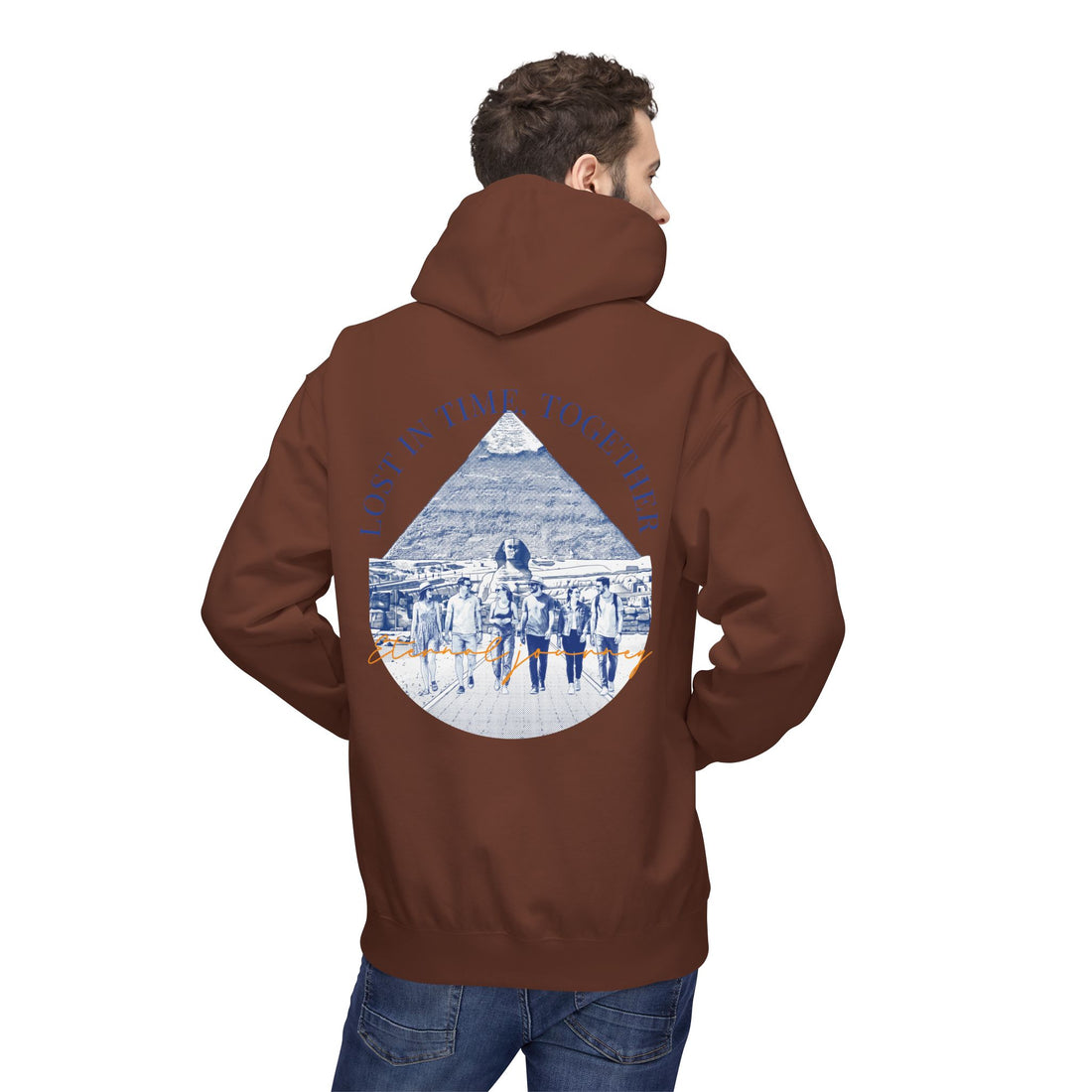 Egypt Landmark Hoodie | Vintage Pyramid Travel Sweatshirt