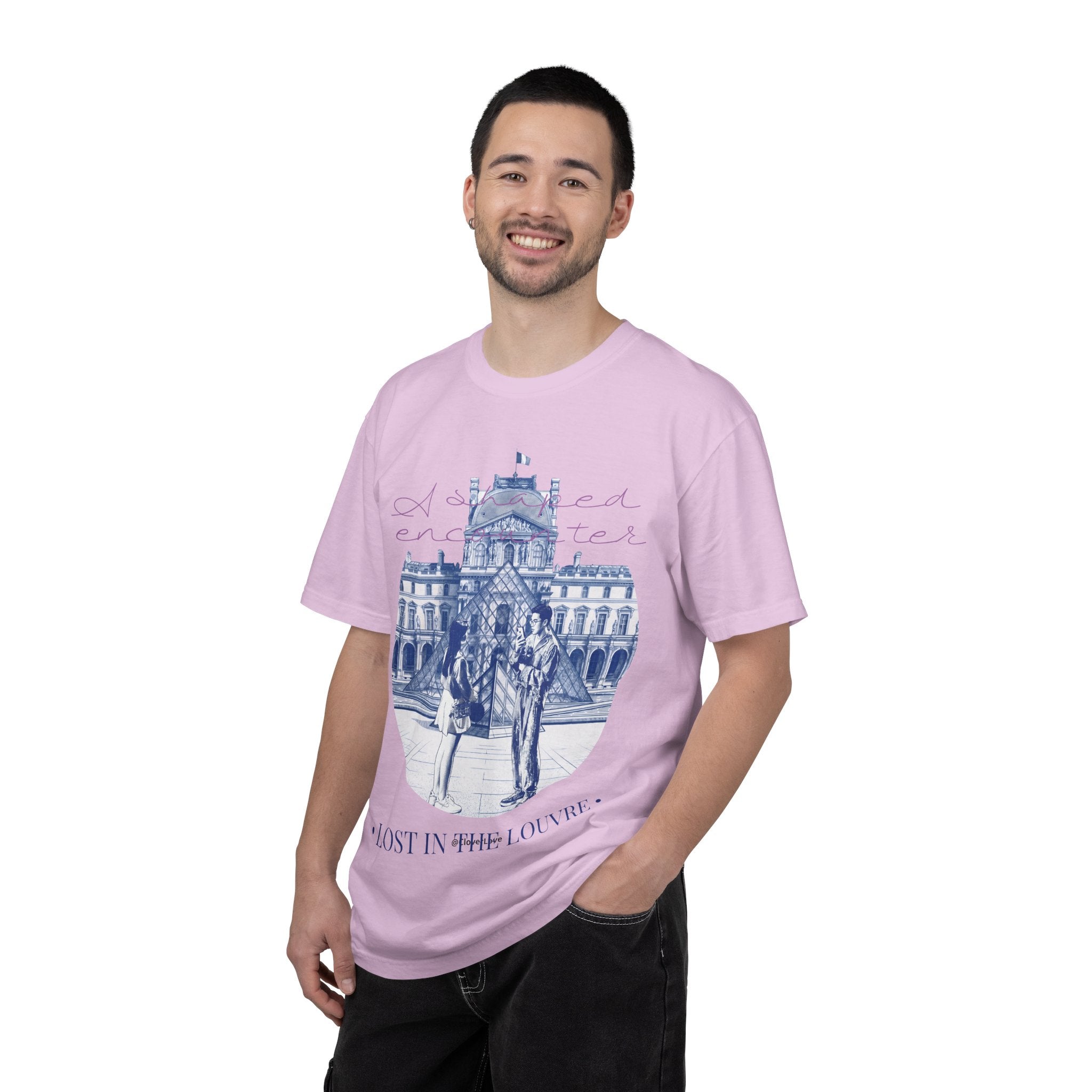 Custom Paris Louvre Travel T-Shirt - Vintage France Vacation Gift