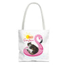 Custom Cat Tote Bag | Personalized Pet Photo Summer Bag