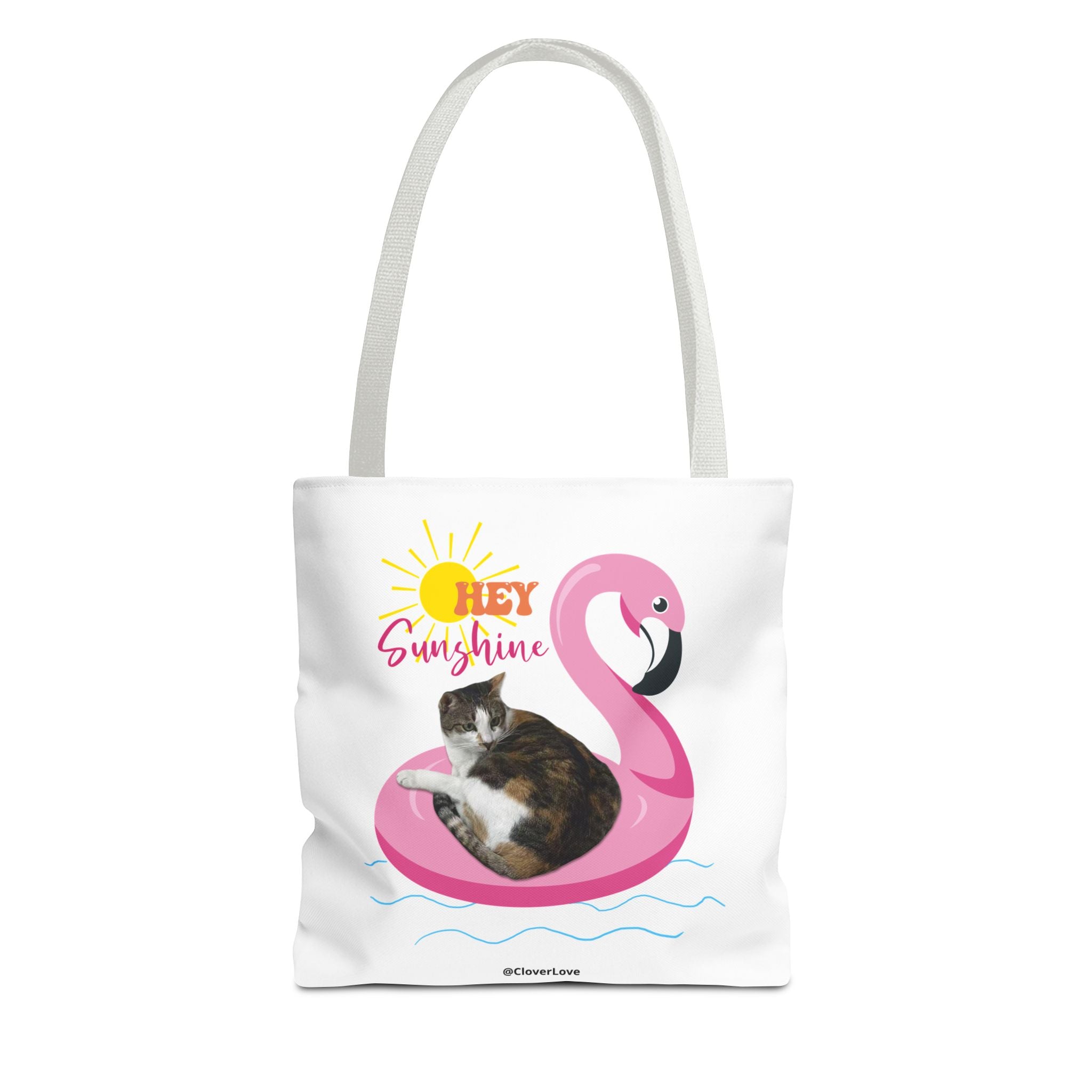 Custom Cat Tote Bag | Personalized Pet Photo Summer Bag