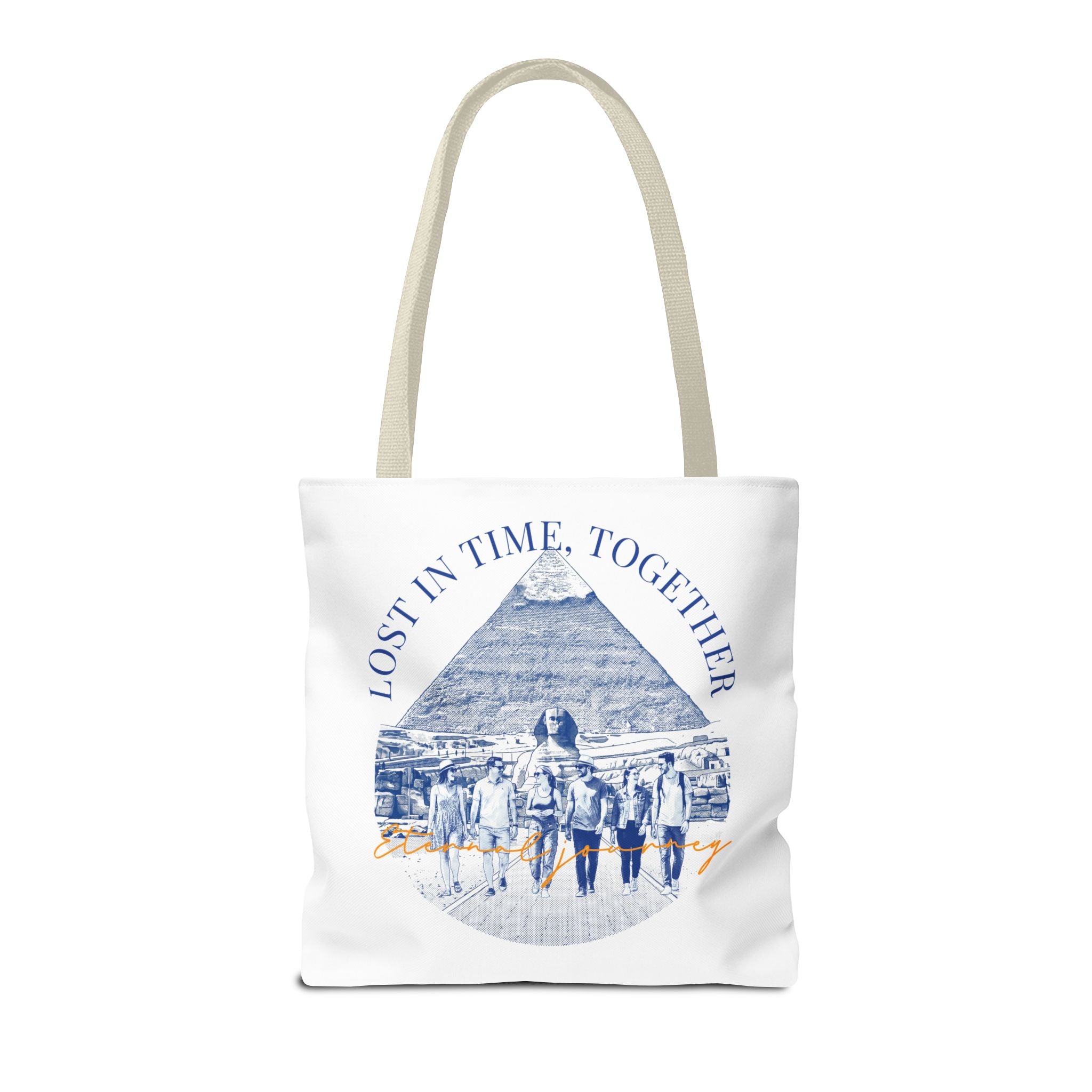 Egypt Pyramid Tote Bag | Vintage Travel Explorer Canvas Bag