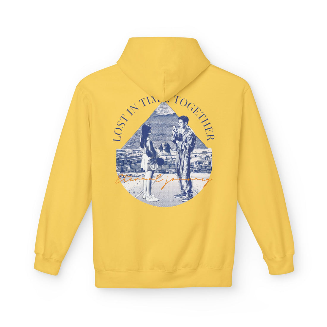 Vintage Travel Hoodie | Couple Landmark Graphic Sweatshirt