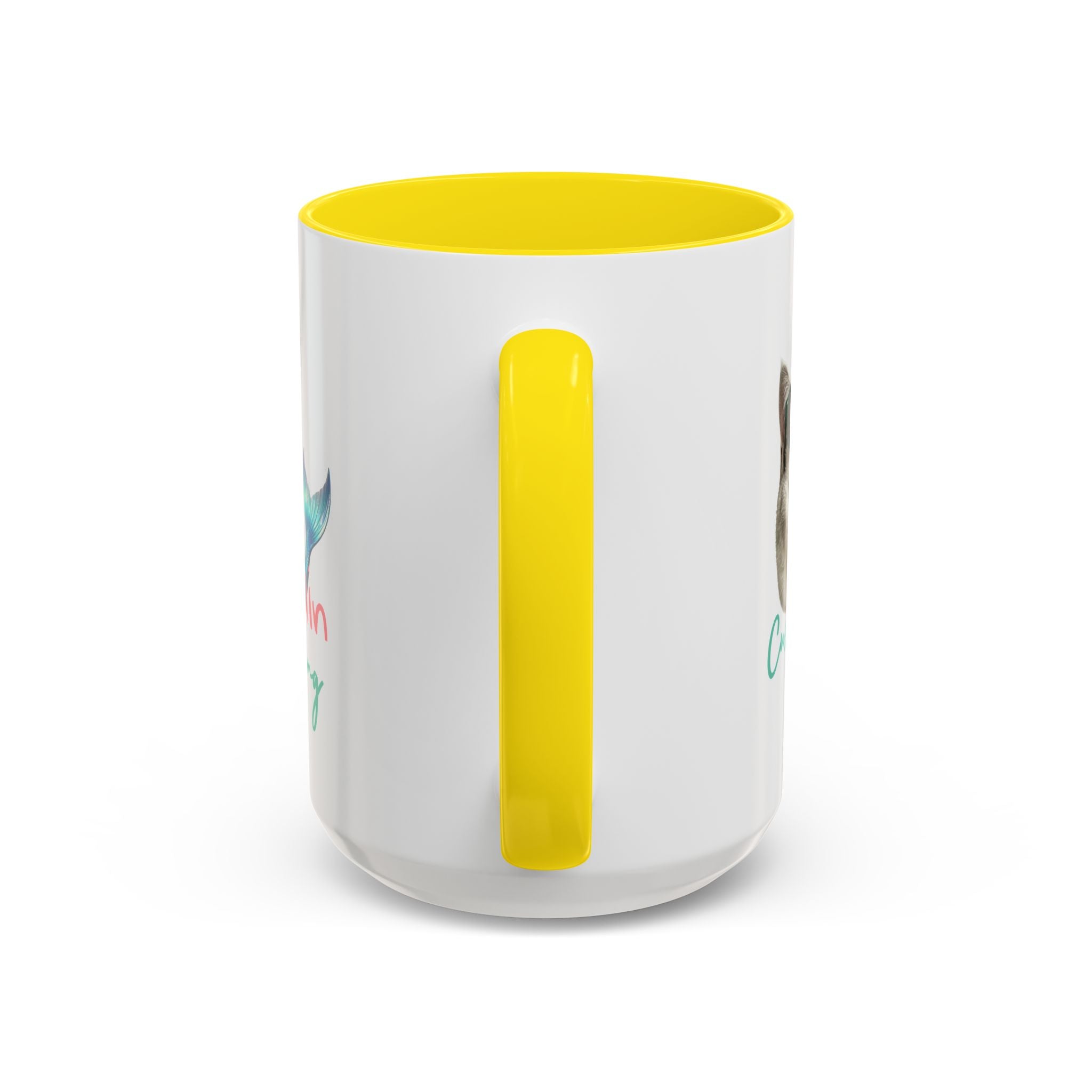 Mermaid Cat Summer Mug | Personalized Cat Coffee Cup With Custom Text