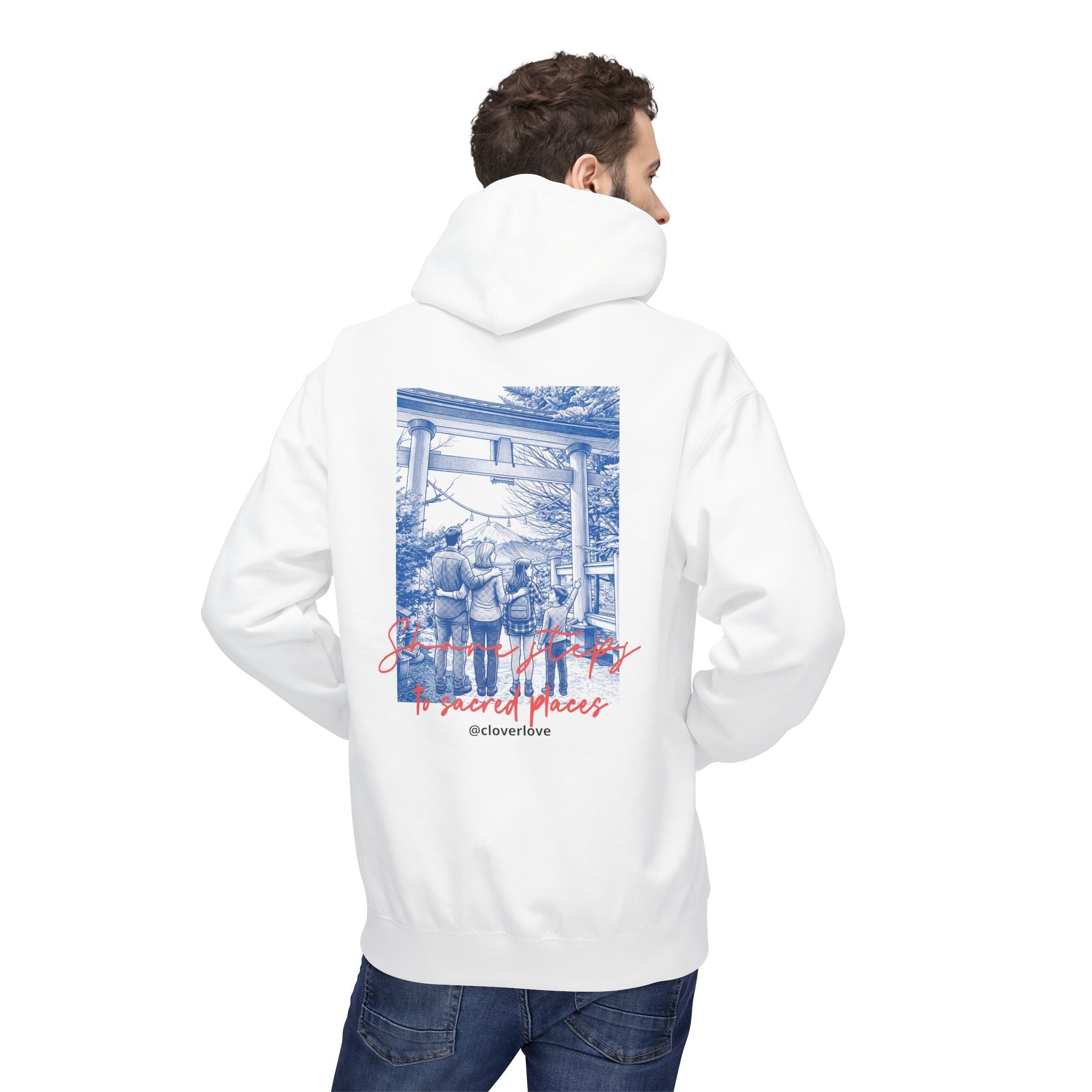 Sacred Places Hoodie | Vintage Reise-Wahrzeichen Sweatshirt