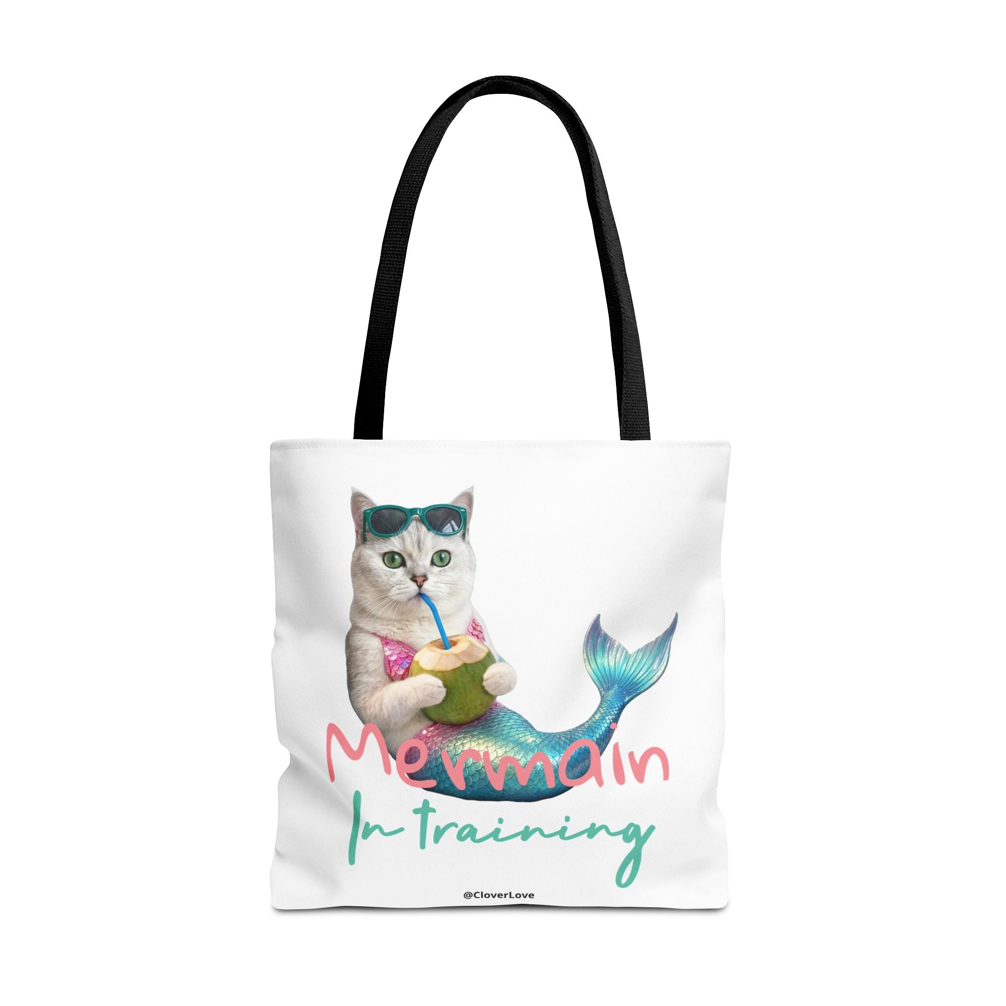 Custom Cat Tote Bag | Personalized Cat Photo Summer Canvas Bag