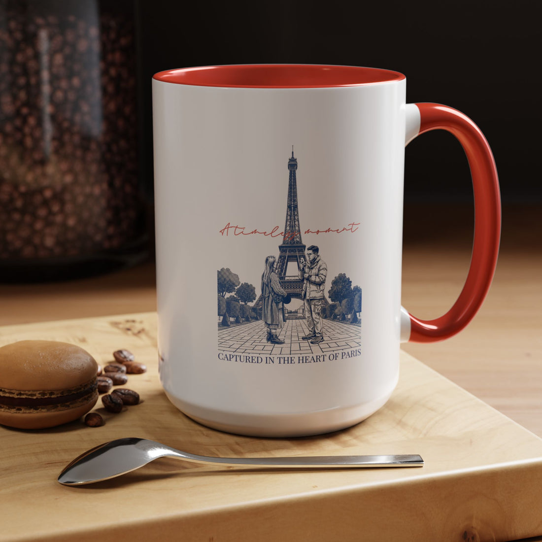 Paris Travel Memory Mug - Eiffel Tower Coffee Cup for Travelers