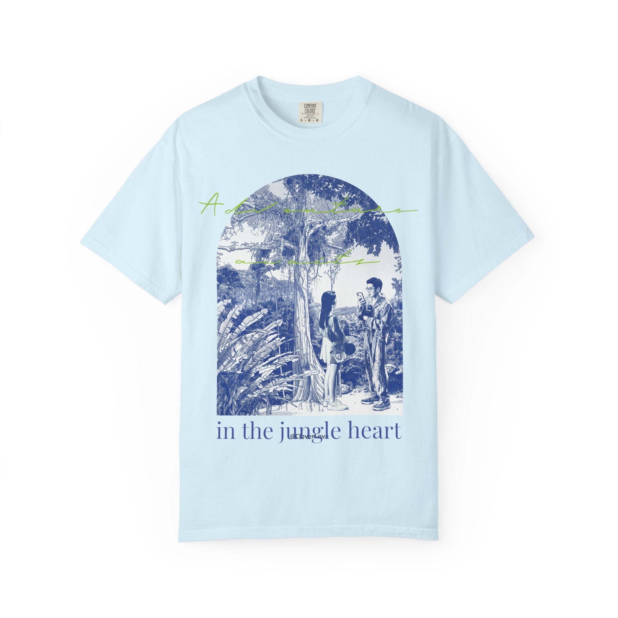 Custom Jungle Adventure Travel T-Shirt - Couple Vacation Gift