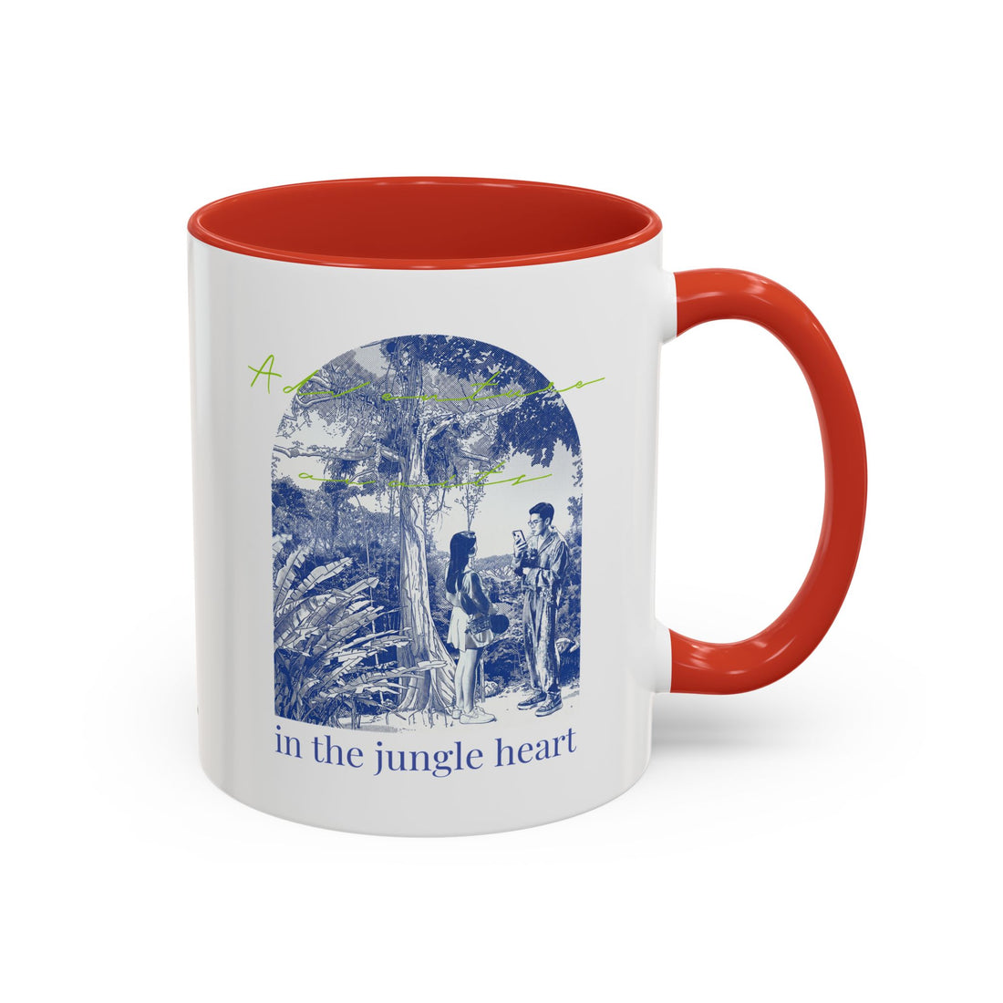 Jungle Adventure Travel Mug - Tropical Nature Coffee Cup for Explorers