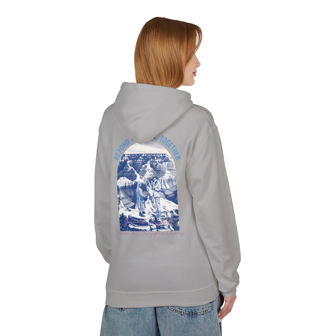Beyond The Horizon Custom Travel Hoodie, Scenic Landmark Couple Gift