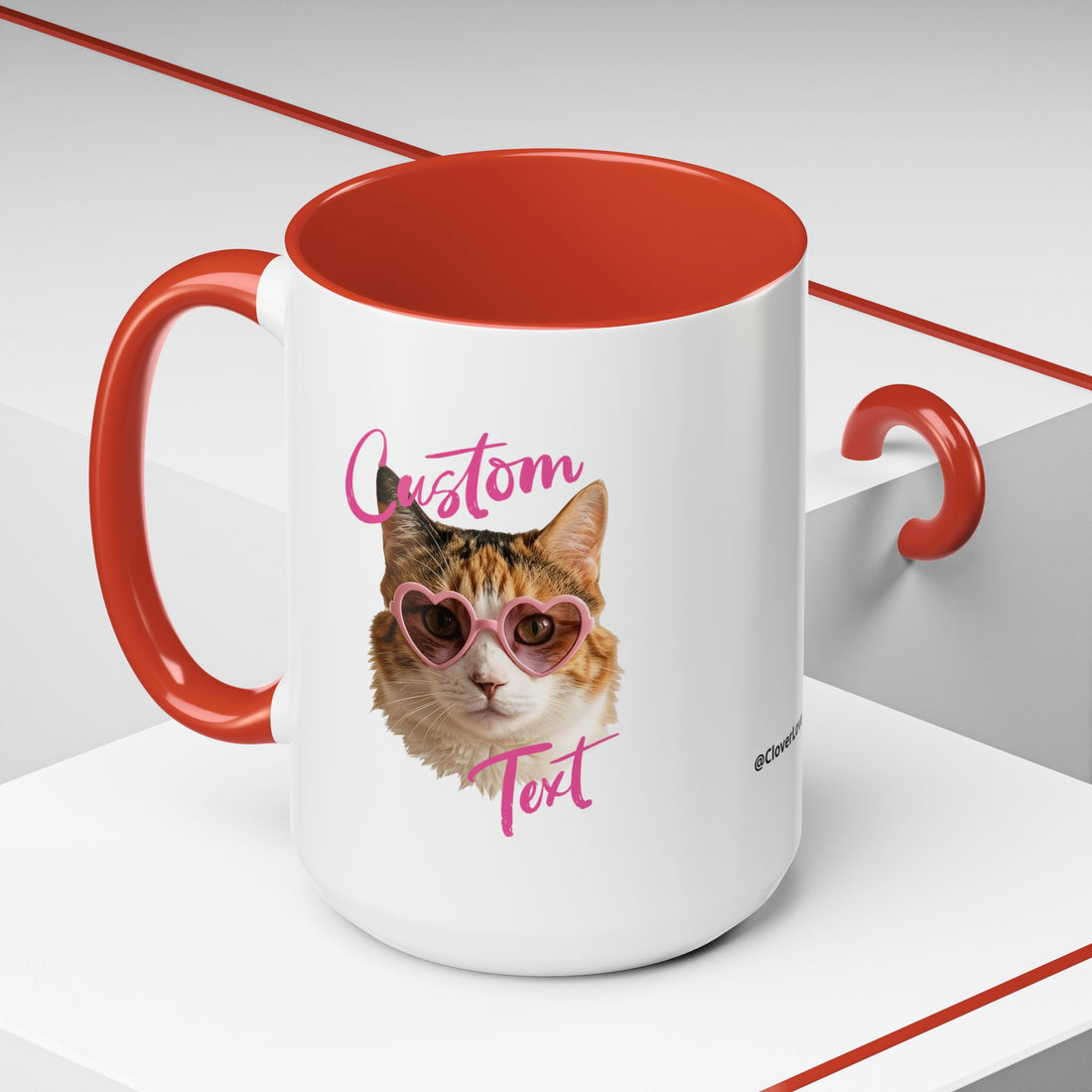 Road Trip Cat Mug | Personalized Summer Cat Coffee Cup With Custom Text