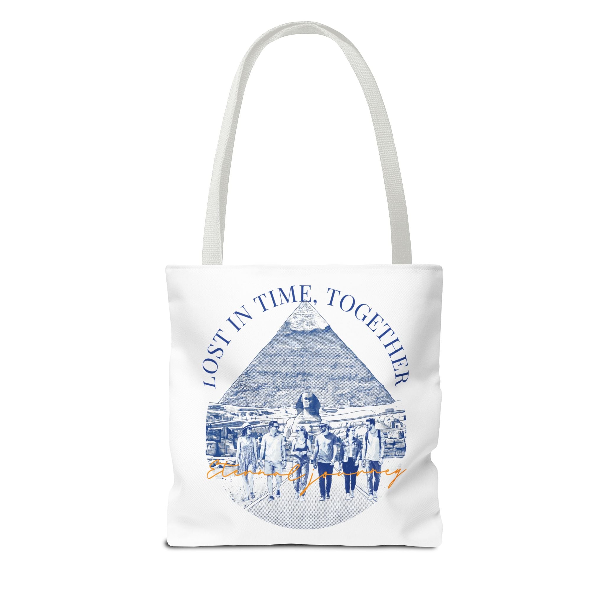 Egypt Pyramid Tote Bag | Vintage Travel Explorer Canvas Bag