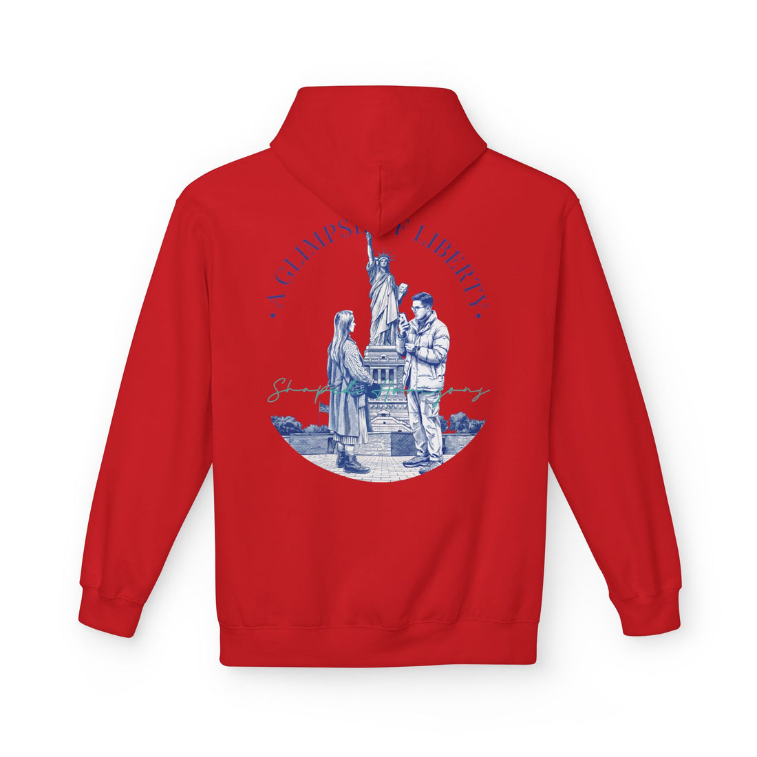 Statue of Liberty Adventure Hoodie | Vintage New York Travel Sweatshirt