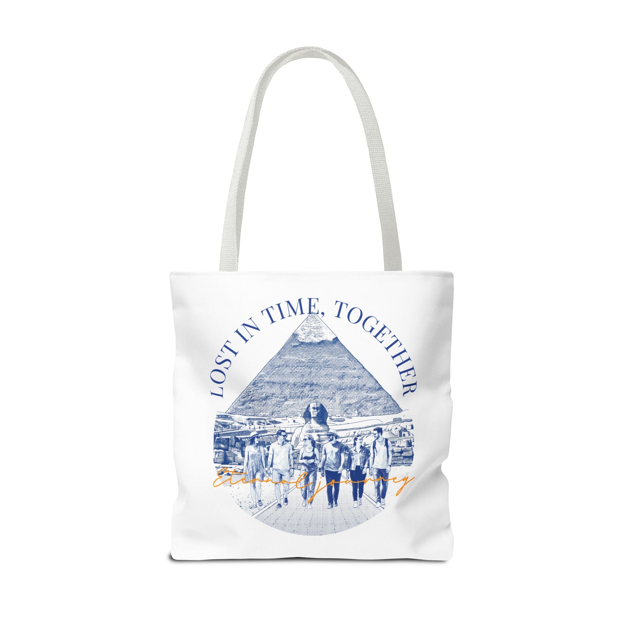 Egypt Pyramid Tote Bag | Vintage Travel Explorer Canvas Bag