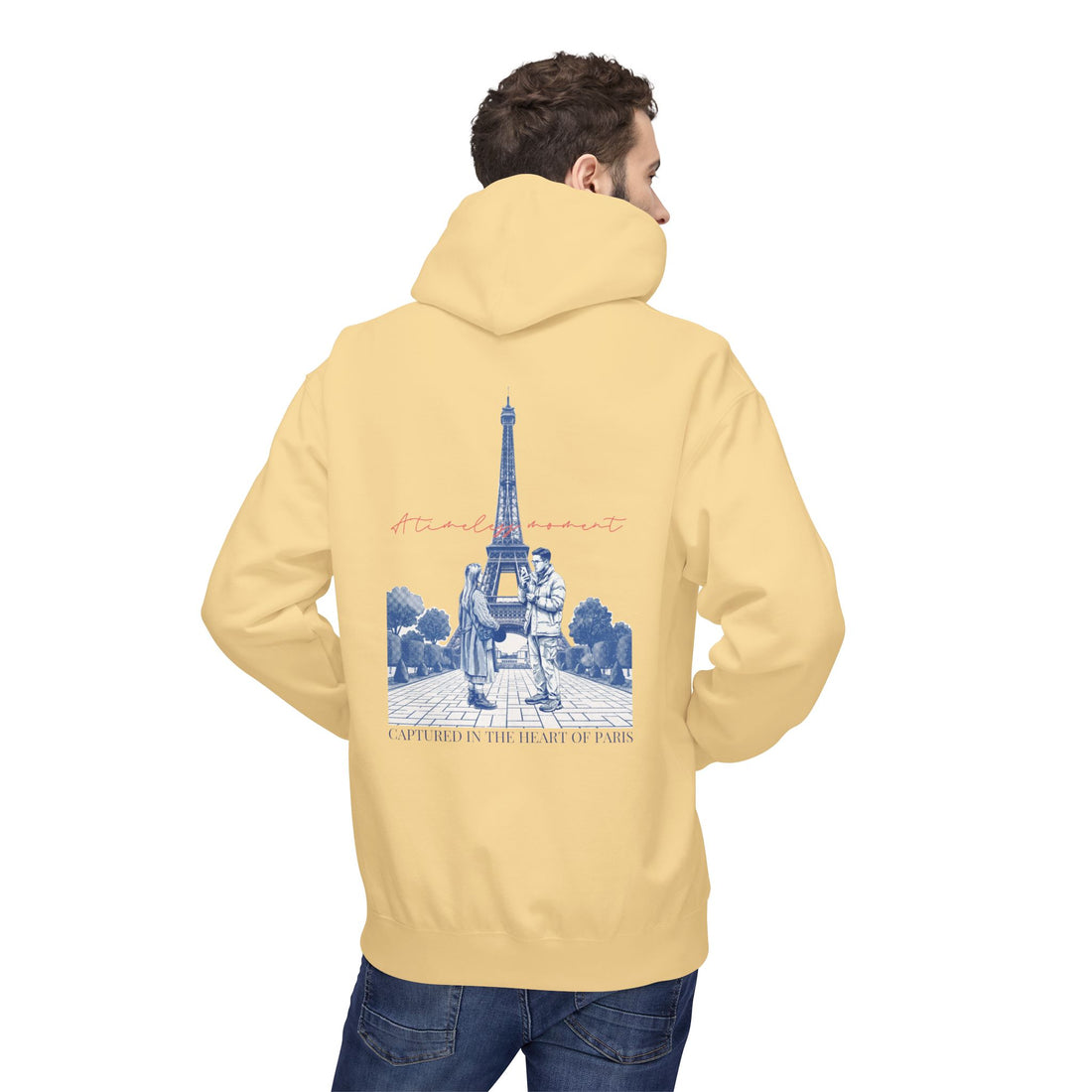 Paris Eiffel Tower Hoodie | Romantic Travel Graphic Sweatshirt