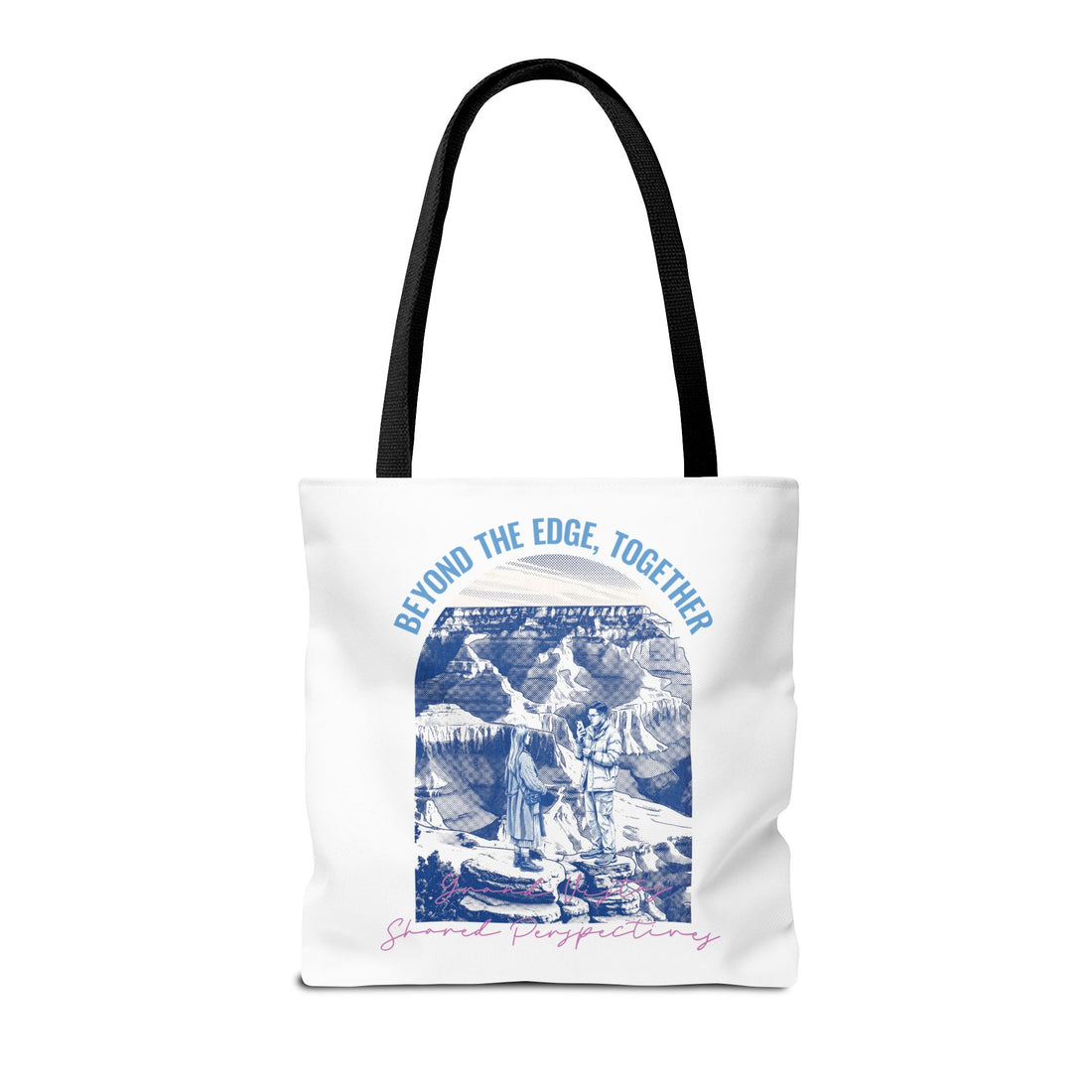 Beyond The Edge Travel Tote Bag | Grand Canyon Adventure Canvas Tote Bag for Travel Lovers