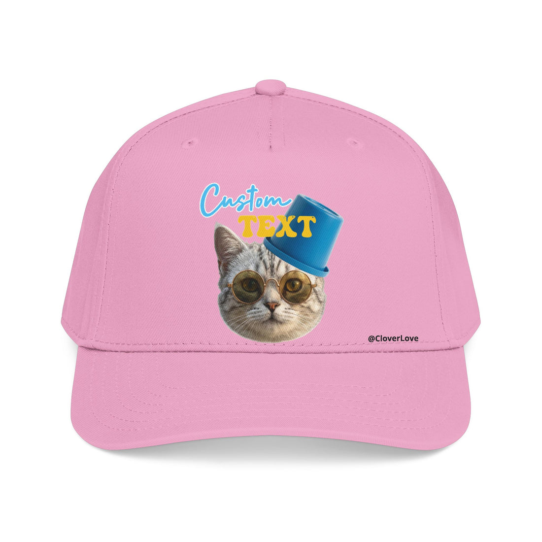 Funny Cat Photo Hat | Custom Pet Lover Baseball Cap