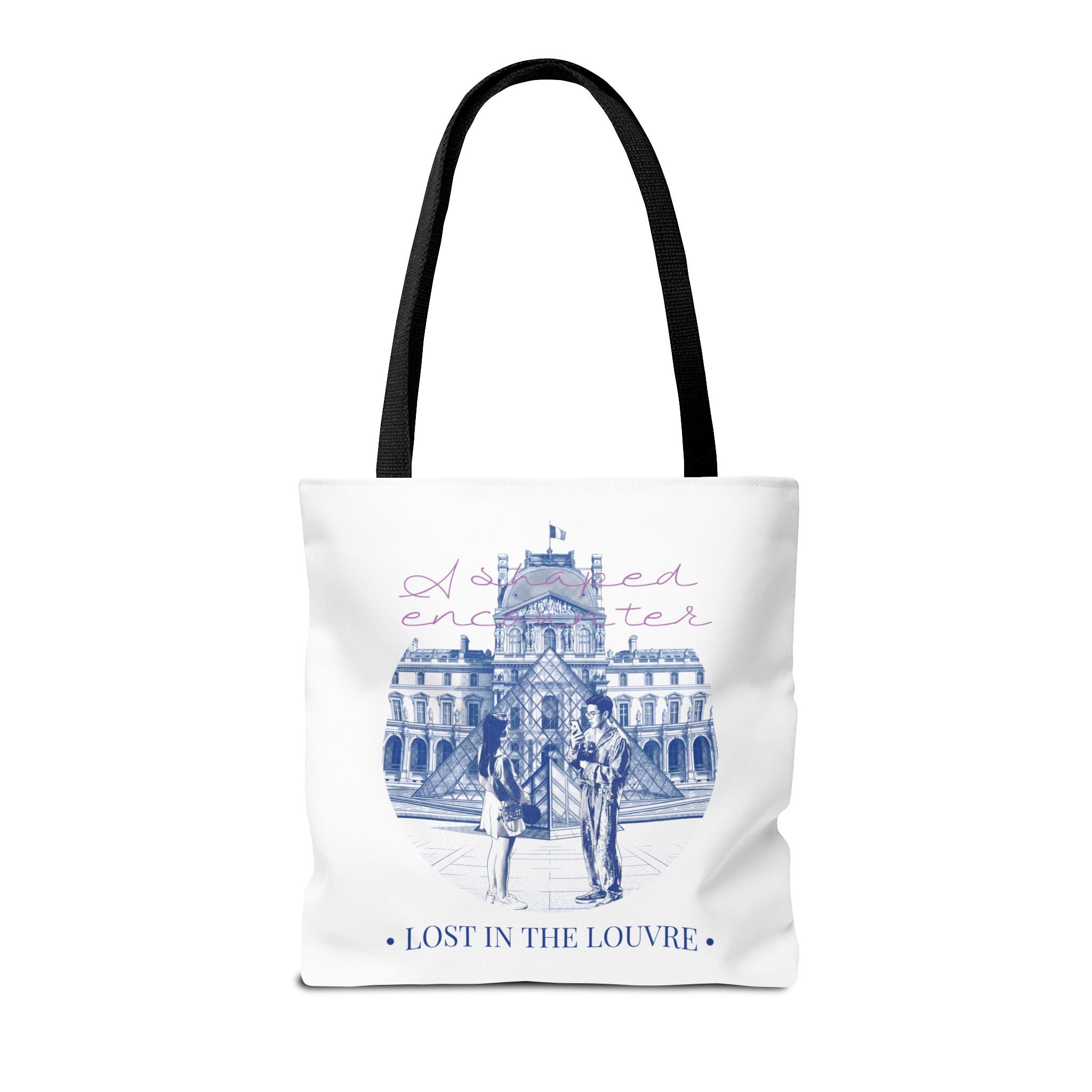 Louvre Paris Tote Bag | Vintage Museum Travel Canvas Bag