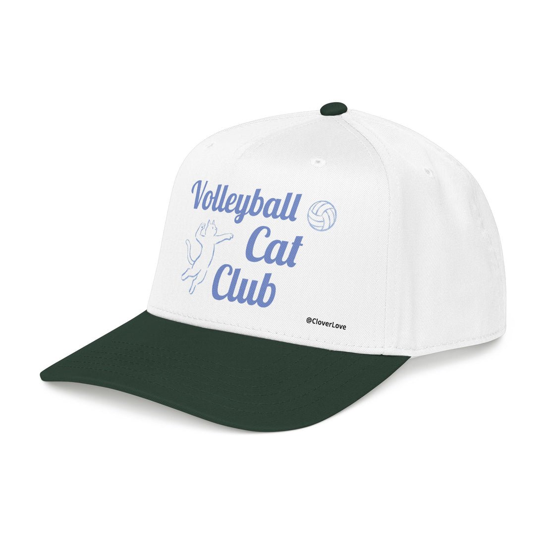VC8, Cat's Skiff Adventure Baseball Cap — Cute Nautical Cat Hat with @CloverLove Design