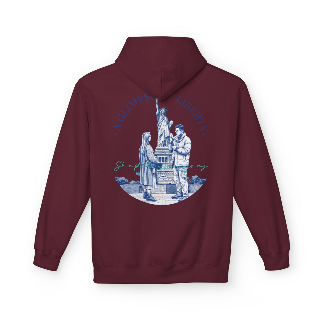Statue of Liberty Adventure Hoodie | Vintage New York Travel Sweatshirt