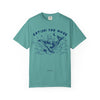 Cat Riding Whale T-Shirt - Cute Ocean Cat Graphic Tee, Fantasy Wave Shirt for Cat Lovers