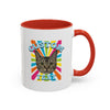 Retro Custom Cat Mug | Personalized Pet Photo Coffee Cup With Custom Text