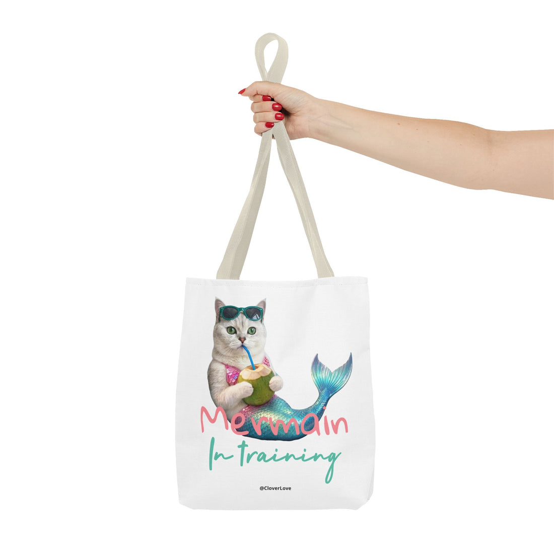 Custom Cat Tote Bag | Personalized Cat Photo Summer Canvas Bag