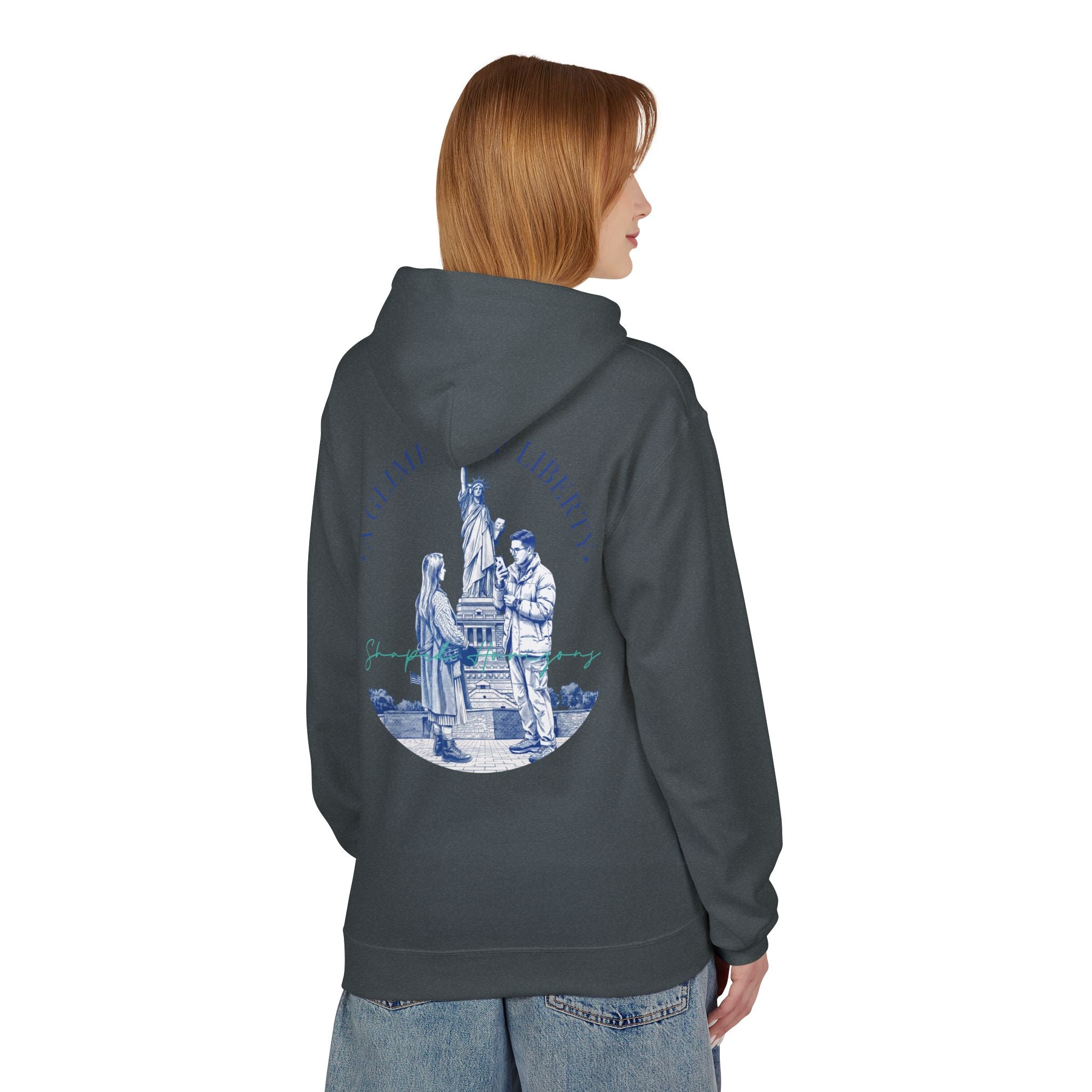 Statue of Liberty Adventure Hoodie | Vintage New York Travel Sweatshirt
