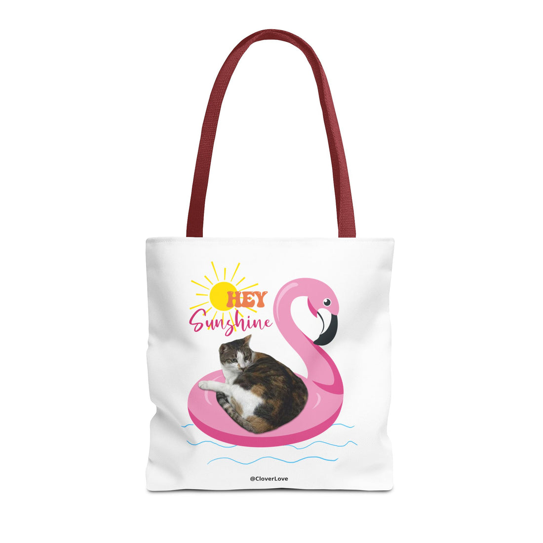 Custom Cat Tote Bag | Personalized Pet Photo Summer Bag