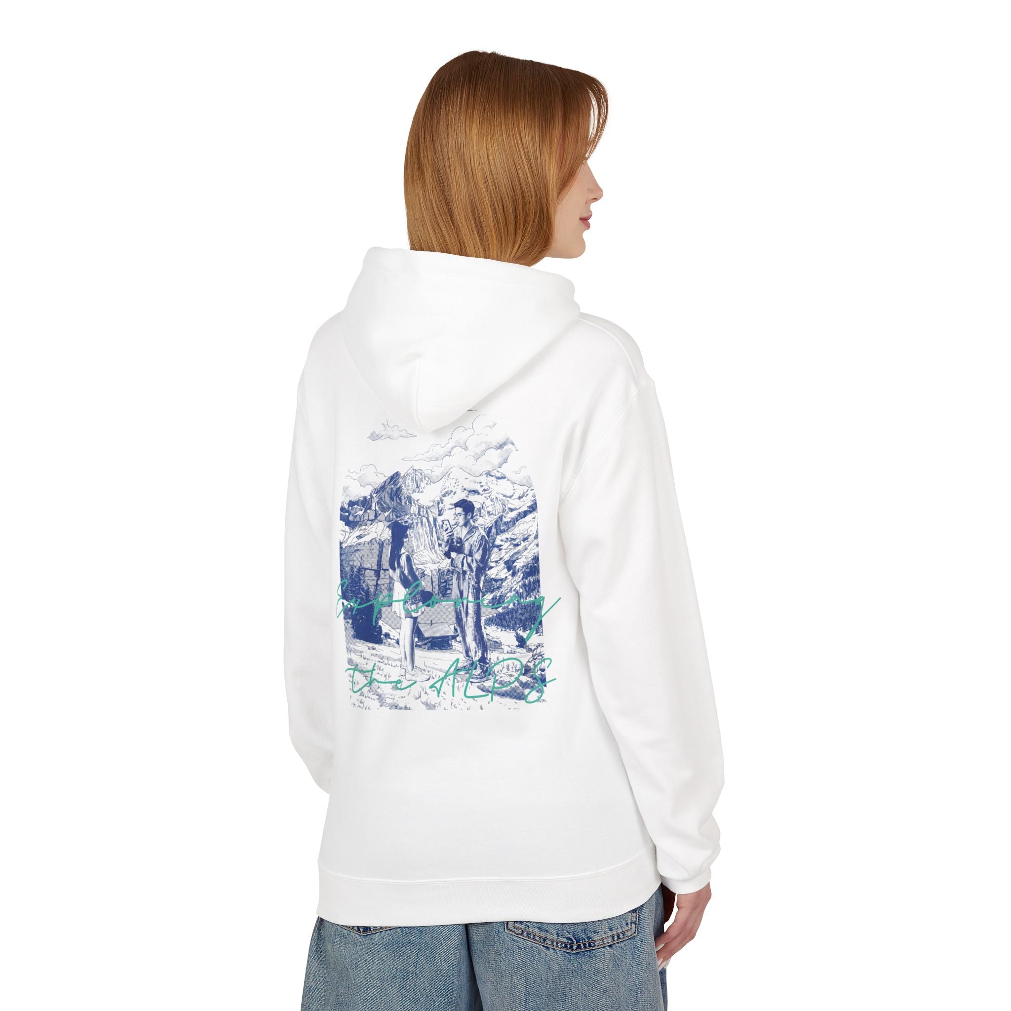 Mountain Travel Hoodie | Adventure Landscape Graphic Pullover