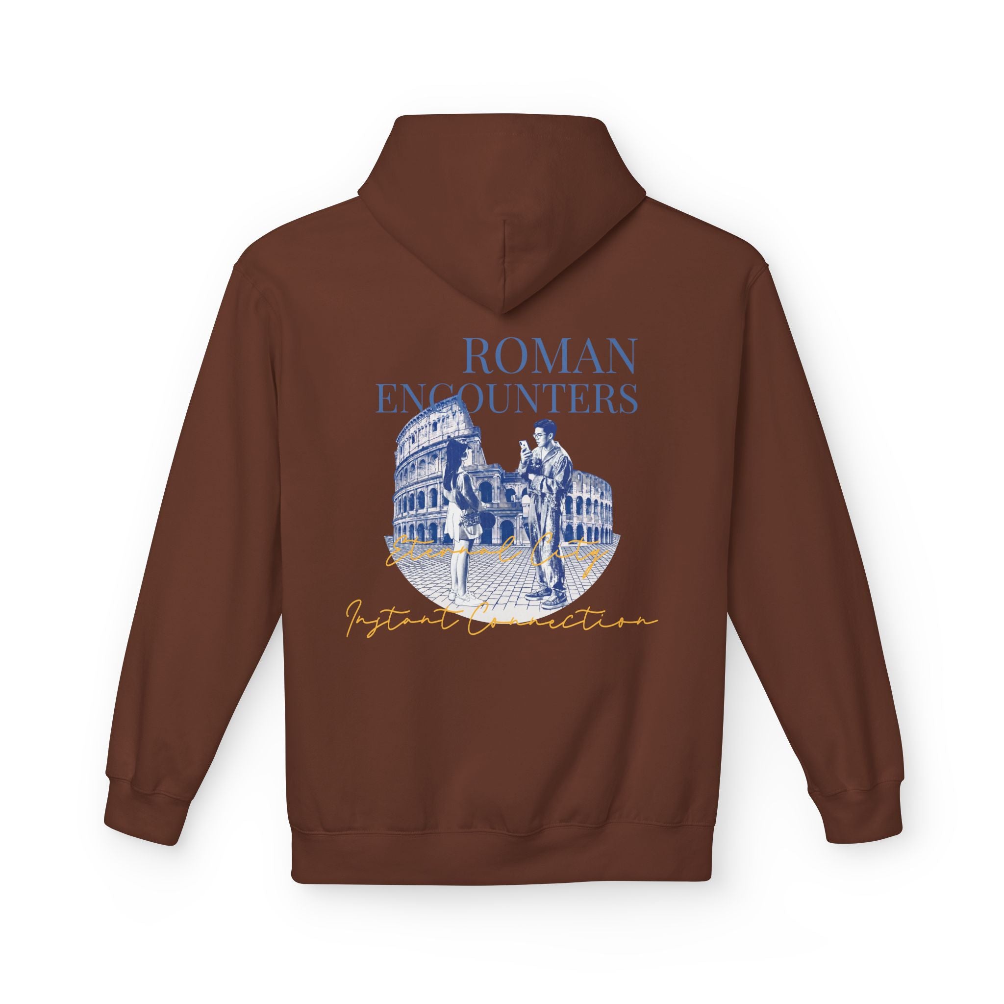 Roman Encounters Hoodie | Colosseum Travel Landmark Sweatshirt