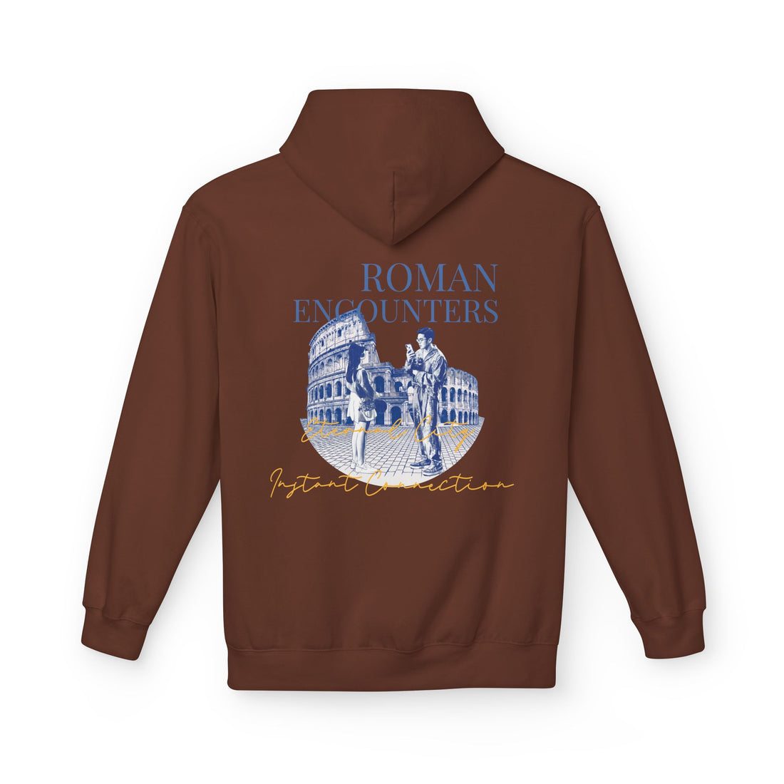 Roman Encounters Hoodie | Colosseum Travel Landmark Sweatshirt